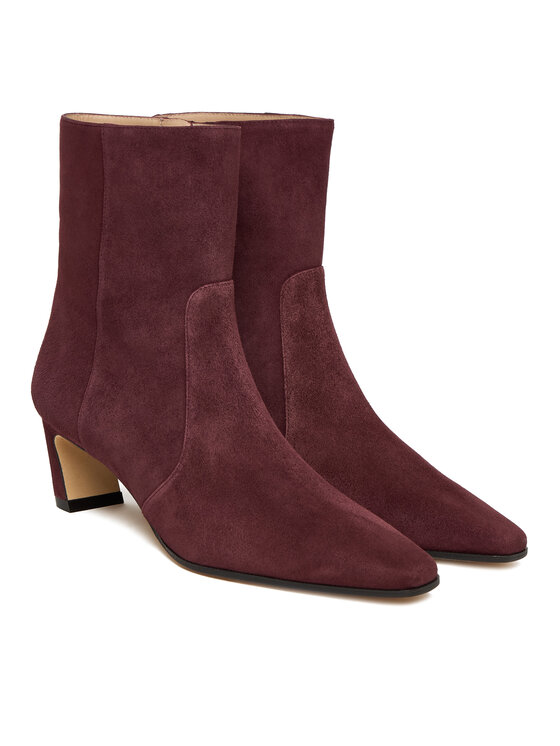 Stuart Weitzman Ботильйони Stuart Weitzman Stassi SM498 Бордовий