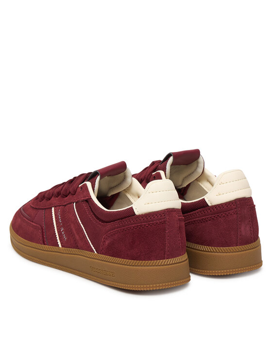 Tommy Jeans Superge Tommy Jeans The Greenwich Edge Suede EN0EN02924 Bordo rdeča
