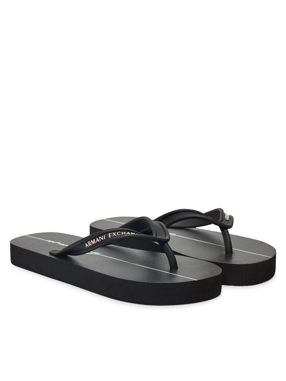 Armani Exchange Žabky Armani Exchange XDQ010 XV700 N642 Černá