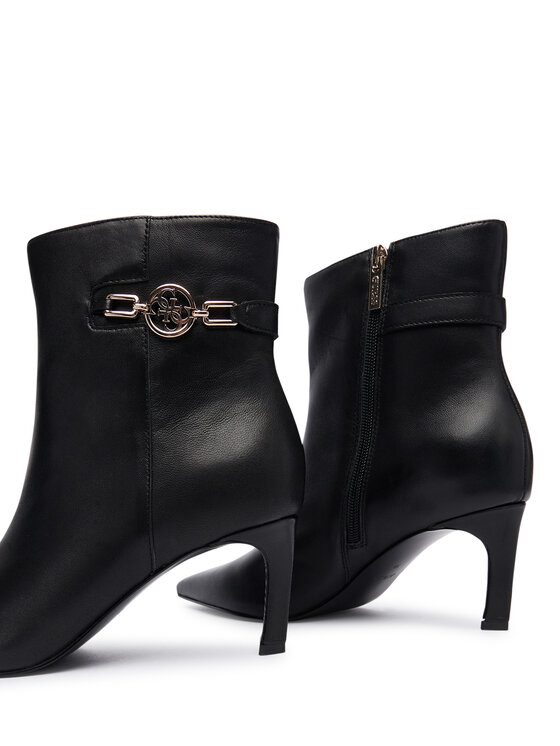 Guess Ботильйони Guess FLFPAI LEA10 Чорний