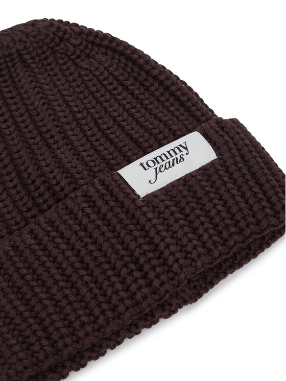 Tommy Hilfiger Czapka Tommy Hilfiger Script AW0AW18972 Brązowy ciemny