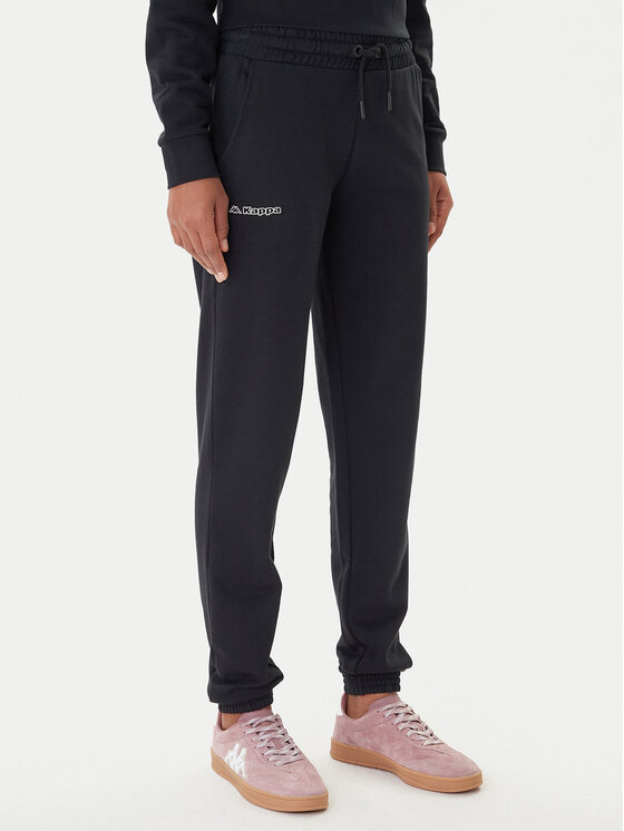 Kappa Kappa Спортивні штани Festa 331M34W Чорний Regular Fit