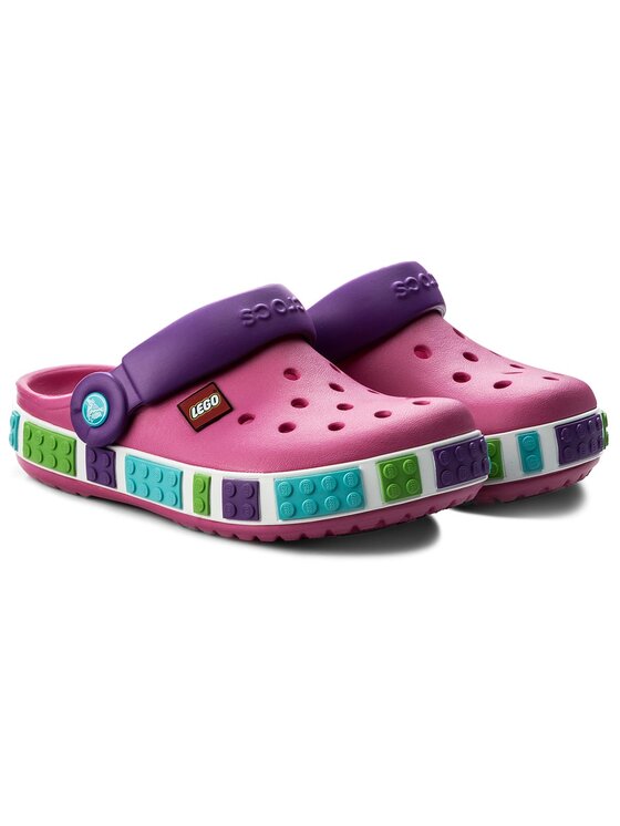 Crocs Papucs Crocs Crocband Kids Lego Clog 12080 Rózsaszín