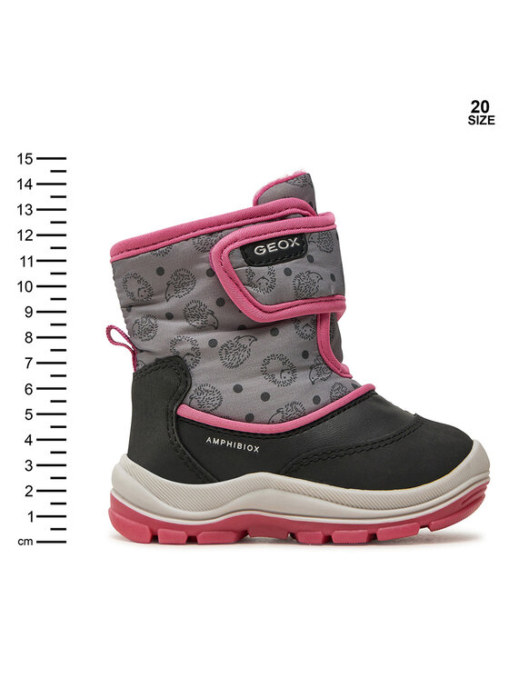 Geox Cizme de zăpadă Geox B Flanfil Girl B Abx B263WG 0BCMN C9235 M Negru
