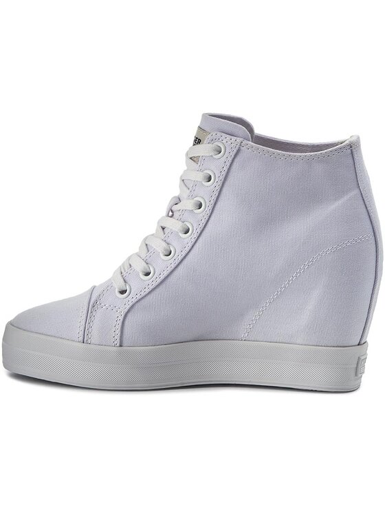 Tommy Hilfiger Sneakers Tommy Hilfiger DENIM Nice Wedge 1D1 FW0FW00936 Alb