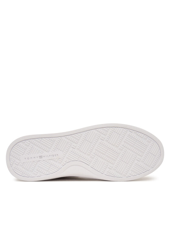 Tommy Hilfiger Sneakers Tommy Hilfiger Th Feminine Cupsole Monogram FW0FW09606 Alb