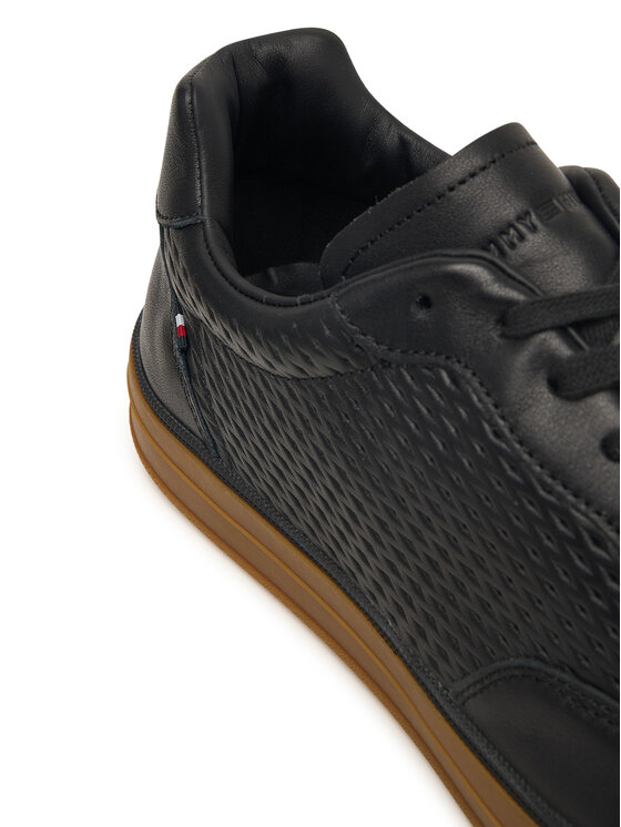 Tommy Hilfiger Sneakersy Tommy Hilfiger Lo Lux Cut Out FM0FM05926 Černá