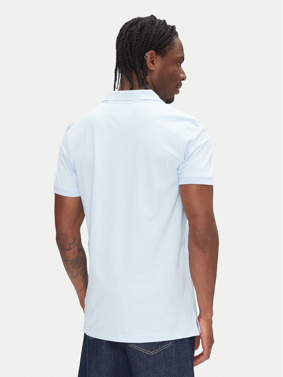 Tommy Jeans Tommy Jeans Polo DM0DM20676 Celeste Slim Fit