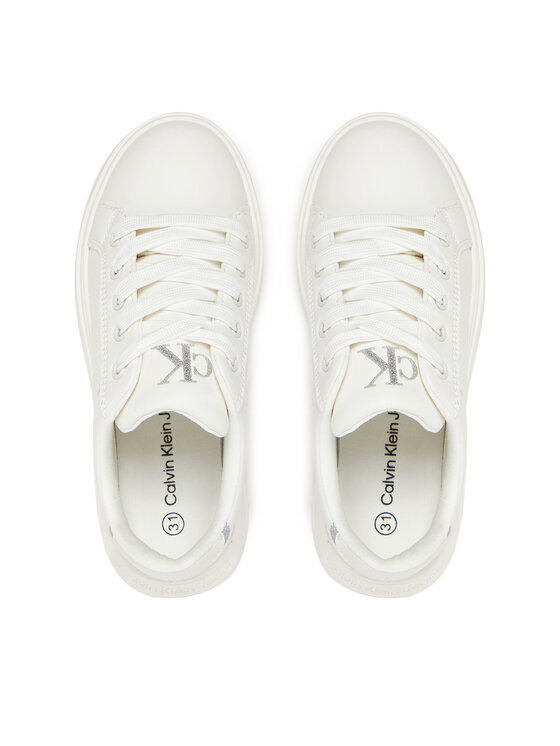 Calvin Klein Jeans Αθλητικά Calvin Klein Jeans Low Cut Lace-Up V3A9-82023-1439A M Λευκό