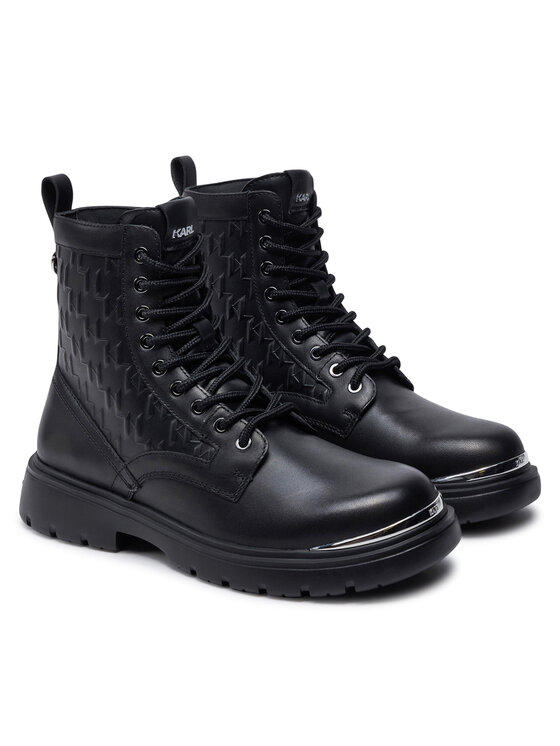 KARL LAGERFELD Черевики туристичні KARL LAGERFELD KL13054 Чорний