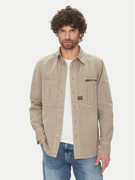 G-STAR G-Star Raw Košulja D26058 D947 H120 Siva Regular Fit