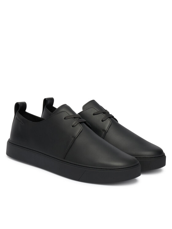 Calvin Klein Superge Calvin Klein Hybrid Clean Cup Derby Lth HM0HM02011 Črna