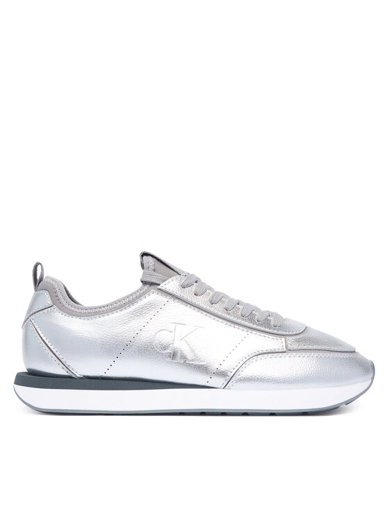 Calvin Klein Sneakers Calvin Klein Retro Runner Metallic HW0HW03287 Argento