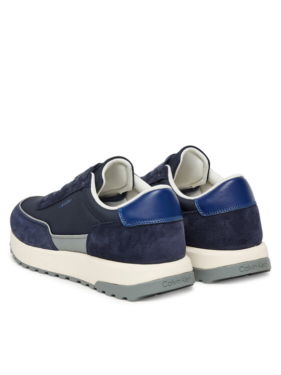 Calvin Klein Sneakers Calvin Klein Low Top Lace Up Repreve Mix HM0HM01714 Blu scuro