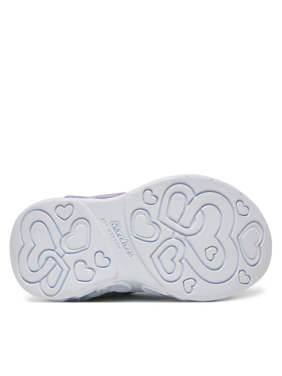 Skechers Sneakersy Skechers Infinite Heart Lights-Eternal Shimmer 303755N/SMLT Stříbrná