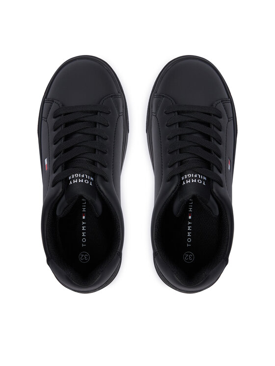 Tommy Hilfiger Сникърси Tommy Hilfiger T3X9-35233-1355999 S Черен