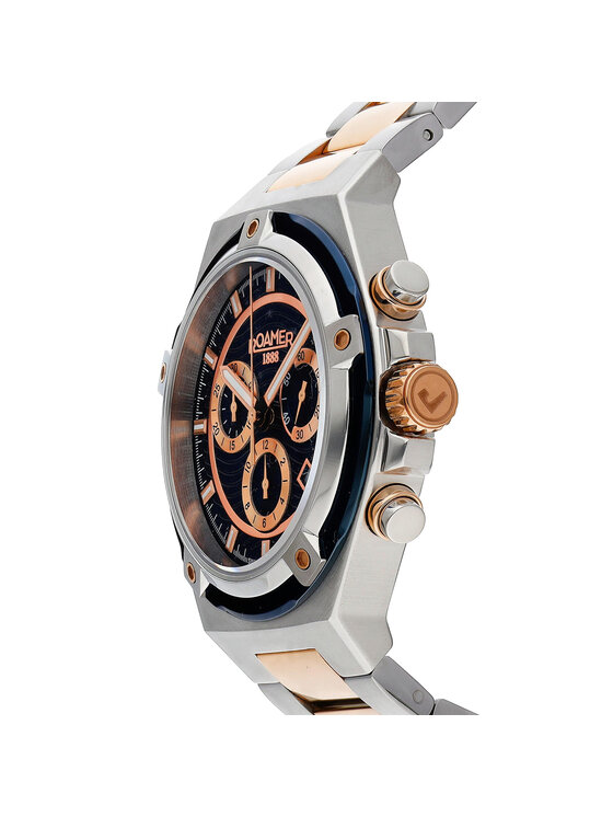 Roamer Годинник Roamer Tempomaster Chrono 221837 49 45 20 Срібний