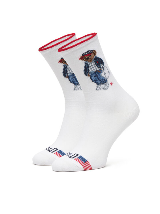 Polo Ralph Lauren Garās zeķes Polo Ralph Lauren 455P10250001 Balts