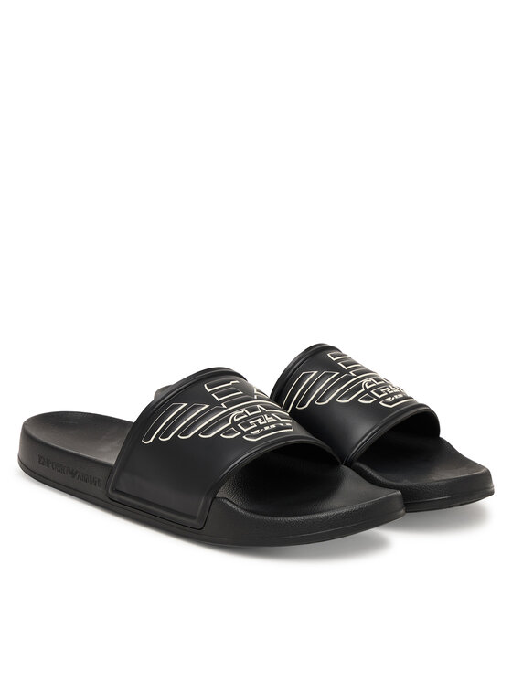 Emporio Armani Шльопанці Emporio Armani EX000042 AF22189 MZ680 Чорний