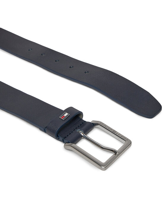 Tommy Hilfiger Curea pentru Bărbați Tommy Hilfiger Oliver 3.5 Ext AM0AM12048 Bleumarin