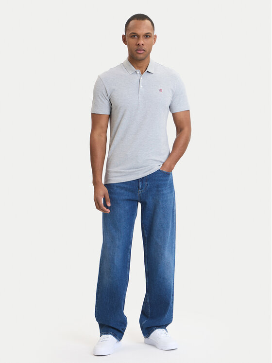 Napapijri Napapijri Polo Ealis NP0A4H8B Gris Regular Fit