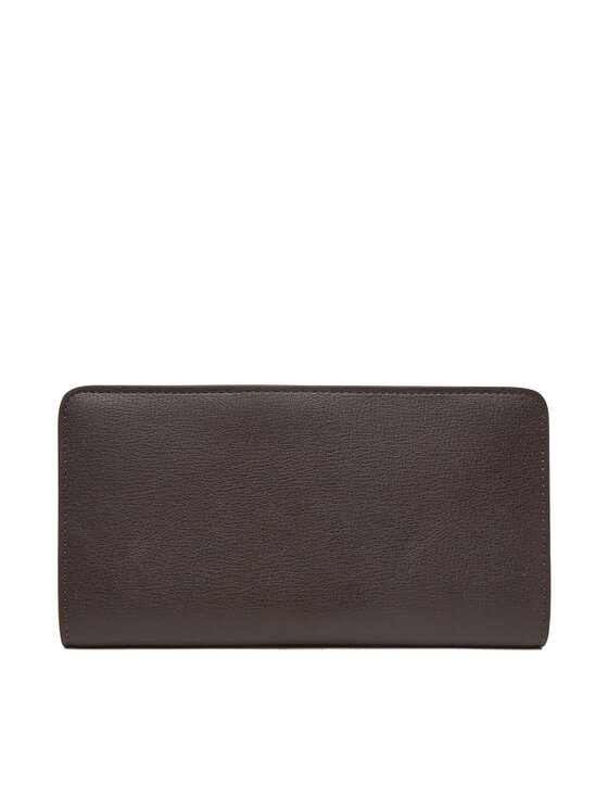Calvin Klein Portofel Calvin Klein Foil Logo Passport Longfold LV04F1205G Maro