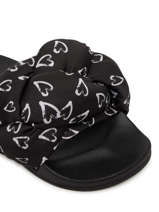 LOVE MOSCHINO Natikače LOVE MOSCHINO JA28312G0MIW100B Crna