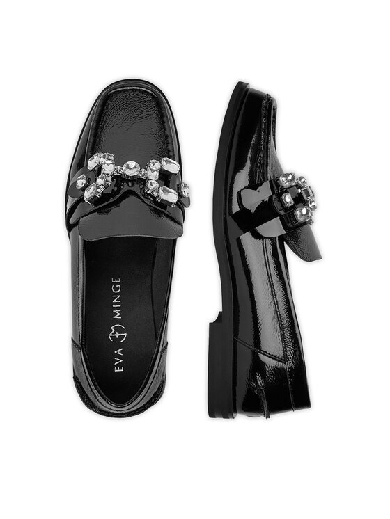Eva Minge Loafersy Eva Minge AMARYLLIS-V1792B-315 Czarny