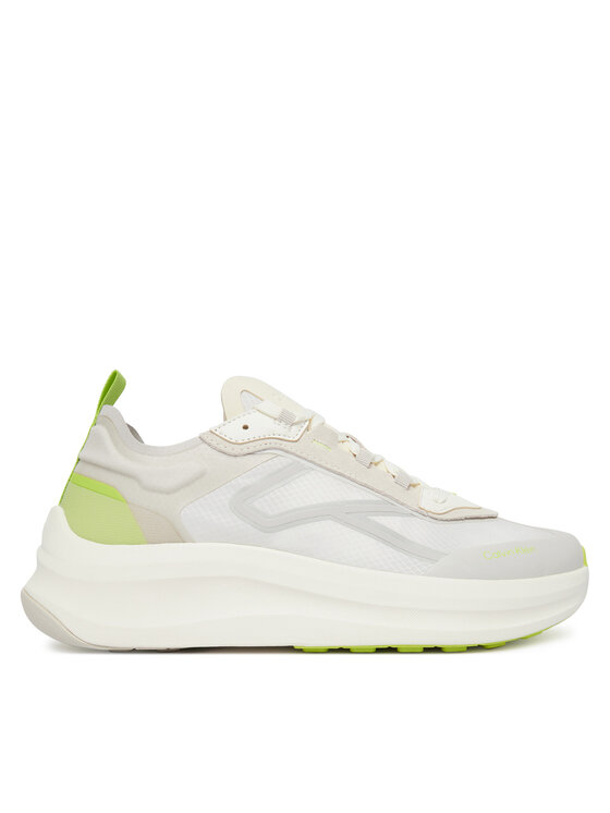 Calvin Klein Сникърси Calvin Klein Chunky Run Laceup Stripe Ny HM0HM02160 Екрю