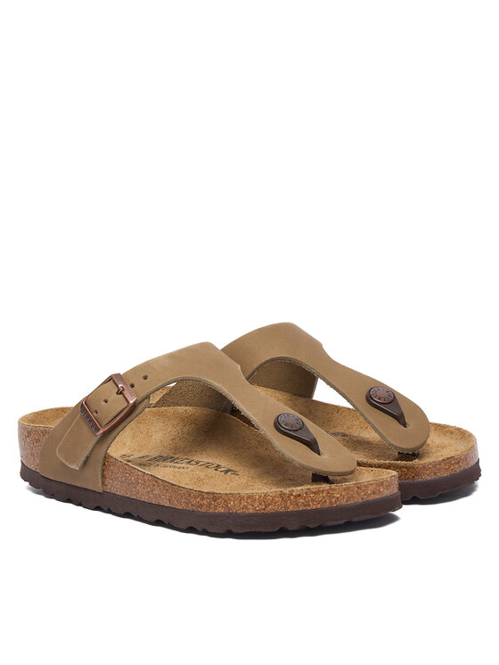 Birkenstock Čības uz pirksta Birkenstock Gizeh Bs 0943813 Bēšs