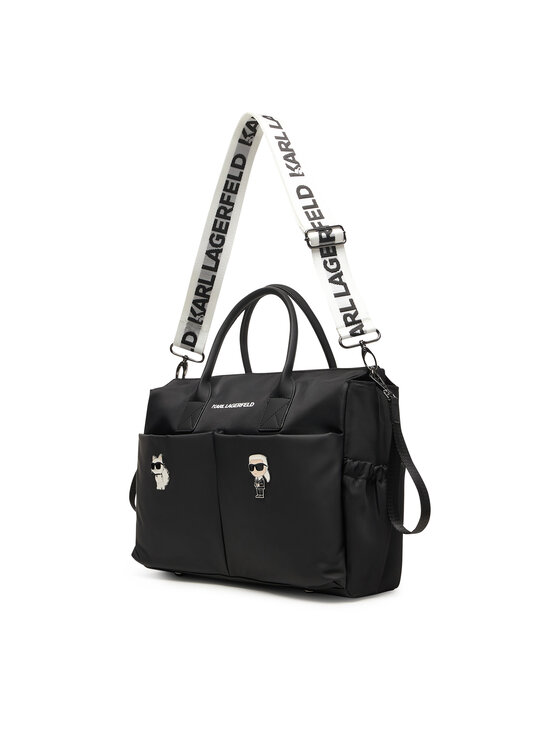 Karl Lagerfeld Kids Taška na kočík Karl Lagerfeld Kids Newborn D2 Z31194 Čierna