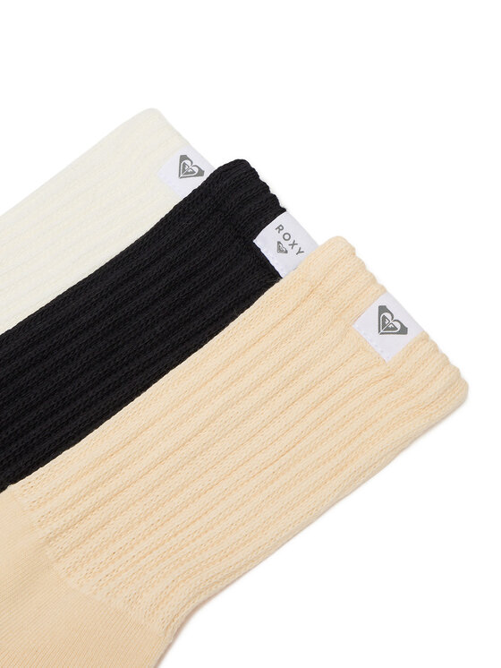 Roxy Garās zeķes Roxy CEO_AS_ROXY_16_W_AW25 (3 PACK) mix Balts