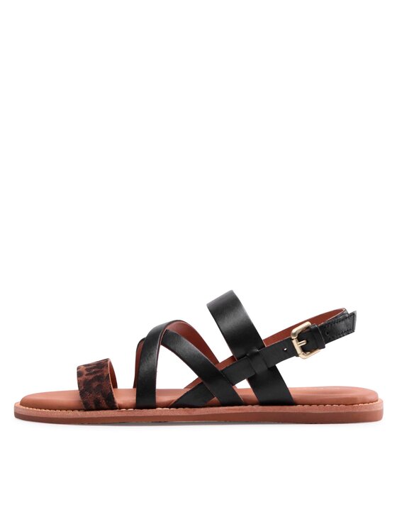 Clarks Sandały Clarks Karsea Sun 261660304 Czarny