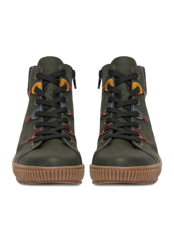 Rieker Botines planos Rieker N0711-54 Verde