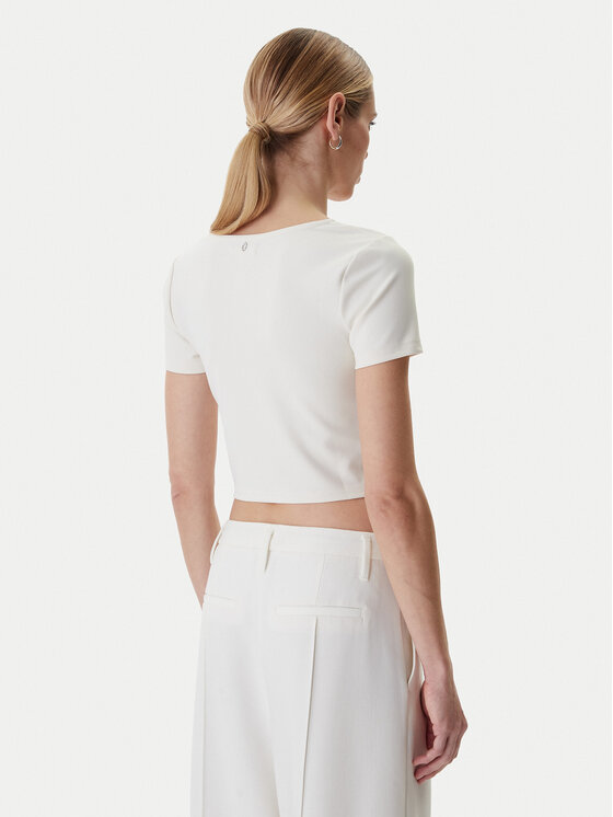 Guess Guess Блузка W6RP08 KCBO2 Écru Classic Fit