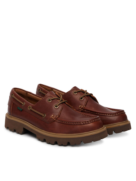 Clarks Лофери Clarks Cleyhill Boat 26186176 Коричневий