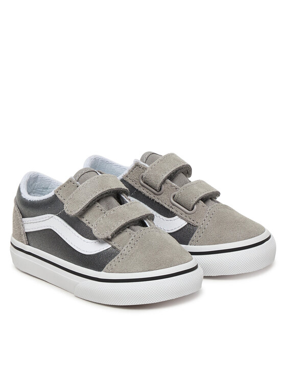 Vans Πάνινα παπούτσια Vans Old Skool V VN000CRWSLV1 Ασημί