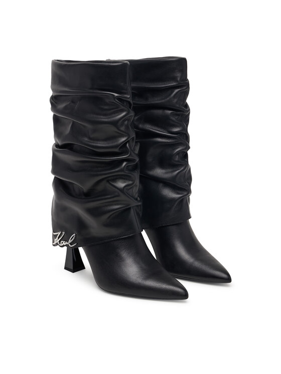 KARL LAGERFELD Členková obuv KARL LAGERFELD Debutante KL32085 Čierna