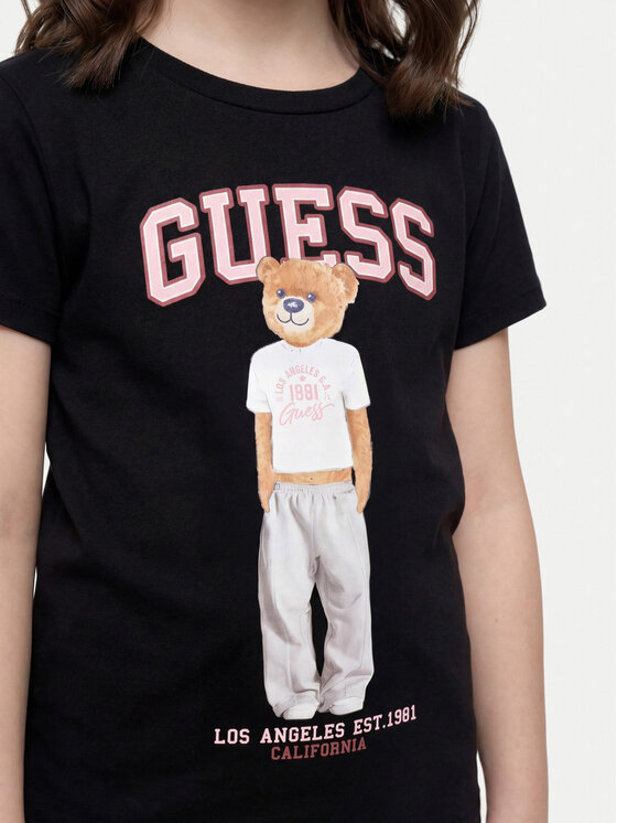 Guess Guess T-Shirt J6YI08 K3710 Μαύρο Regular Fit
