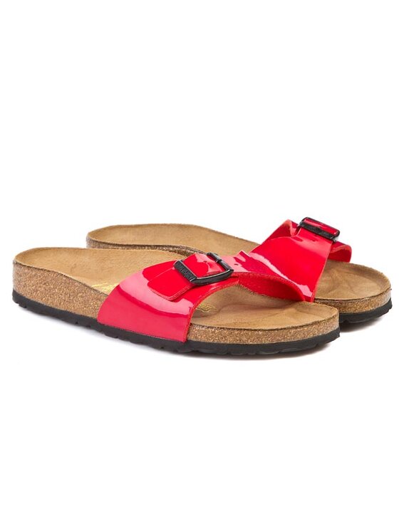 Birkenstock Klapki Birkenstock Madrid 340113 Czerwony