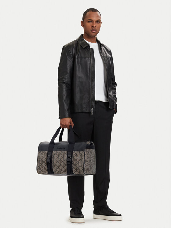 Calvin Klein Τσάντα Σαββατοκύριακου Calvin Klein Mixed Emblem Aop LV04D3379G Μπεζ