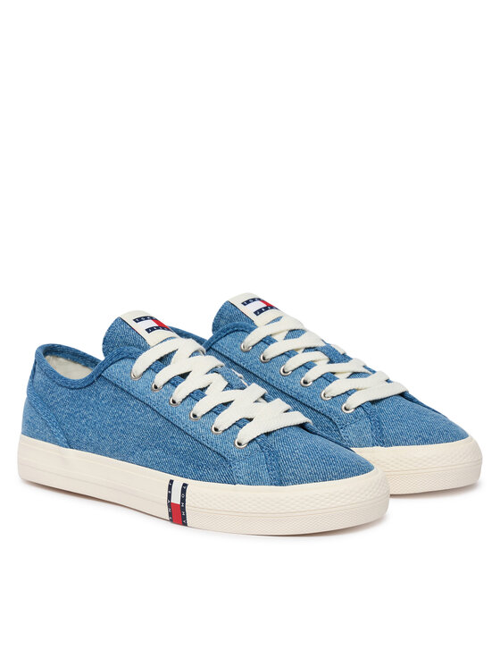 Tommy Jeans Гуменки Tommy Jeans Archive Y2K Denim EN0EN03033 Син
