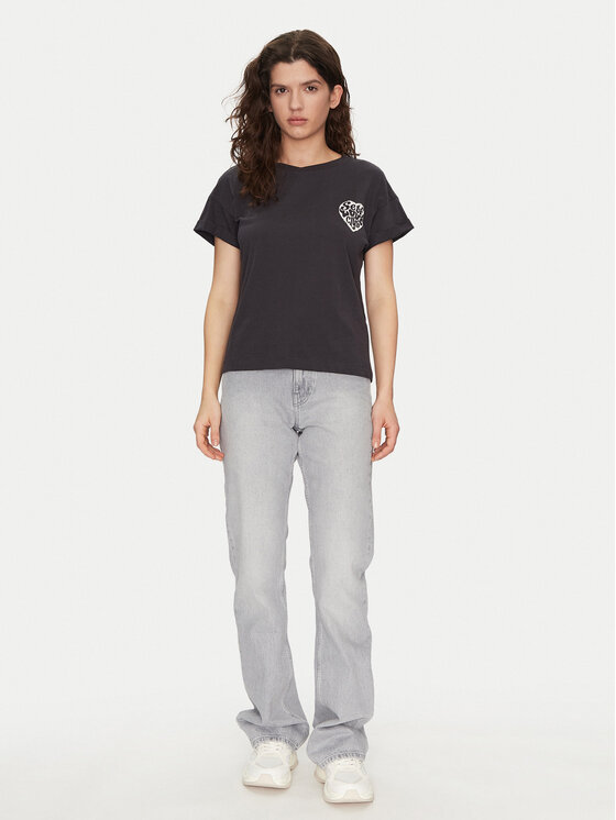 Noisy May Noisy May Футболка Gaby 27032954 Чорний Regular Fit
