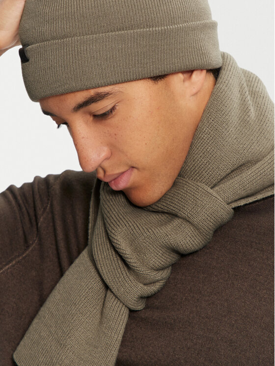 Jack & Jones Набір Шарф і Шапка Jack & Jones 12163827 Зелений