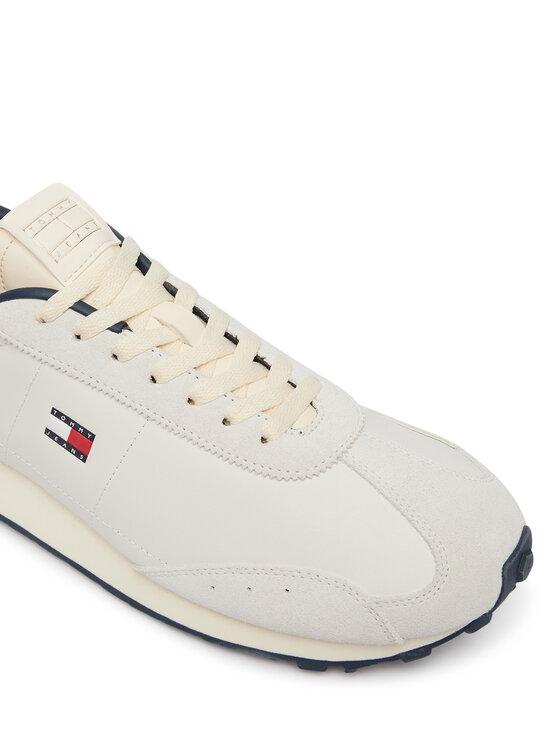 Tommy Jeans Snīkeri Tommy Jeans Tjm Retro Runner Archive Mix Mat EM0EM01763 Gaiši bēša