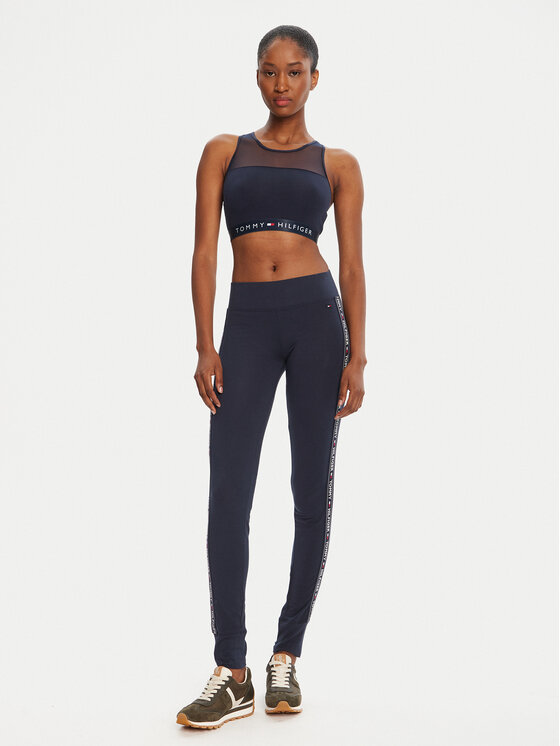 Tommy Hilfiger Tommy Hilfiger Sportinė liemenėlė UW0UW00012 Tamsiai mėlyna