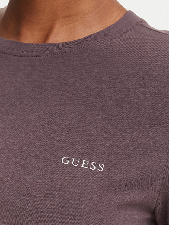 Guess Guess Camiseta V6RI07 J1314 Marrón oscuro Regular Fit