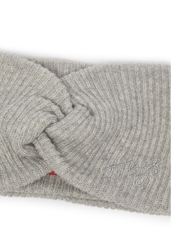 HUGO Textilní čelenka Hugo Samy 50523319 Šedá