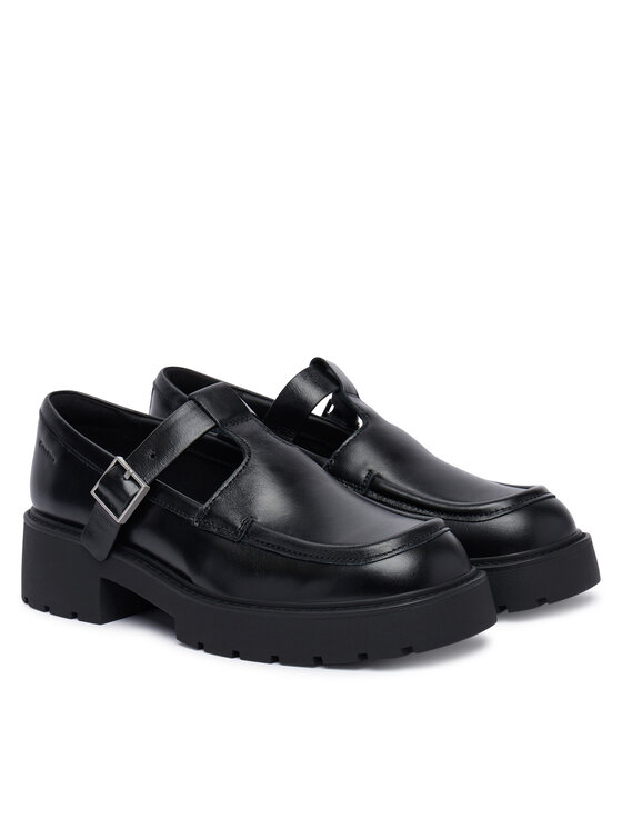 Calvin Klein Loafers Calvin Klein Chunky Loafer Tbar Pol Lth HW0HW03046 Čierna