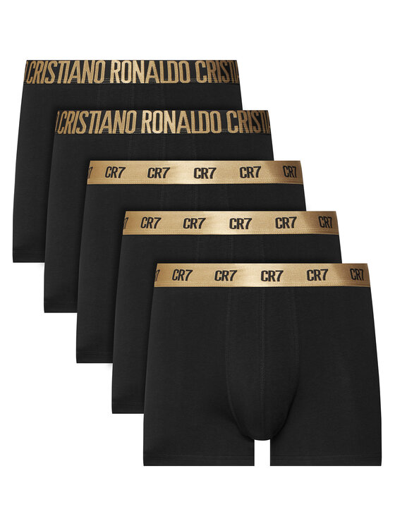 Cristiano Ronaldo CR7 Cristiano Ronaldo CR7 Conjunto de calzoncillos boxer 8125-4900 Negro
